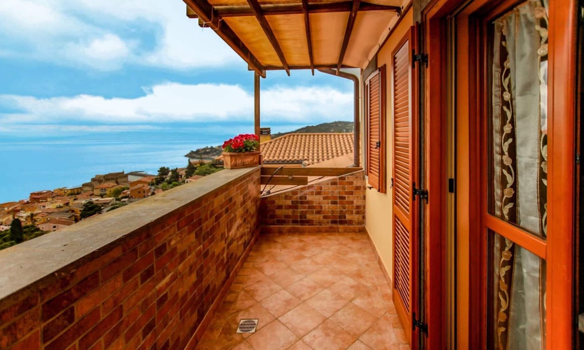 Porto Santo Stefano Apartment | Apartment 'La Terrazza Dell'Argentario' with Sea View, Wi-Fi and Air Conditioning