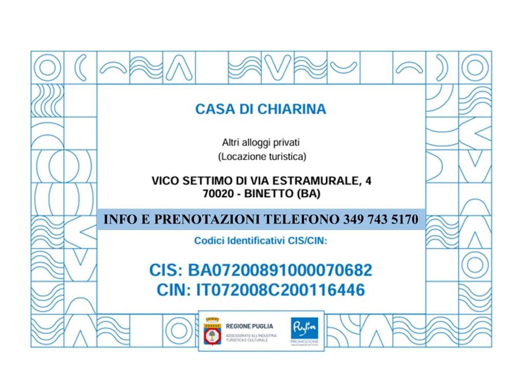 Binetto Apartment | Casa di Chiarina con parcheggio auto gratuito