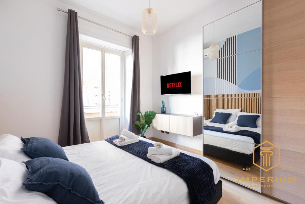 Universita Apartment | Imperium Deluxe Apt - 300mt to Metro B, 3 bedrooms, Panoramic view, A-C