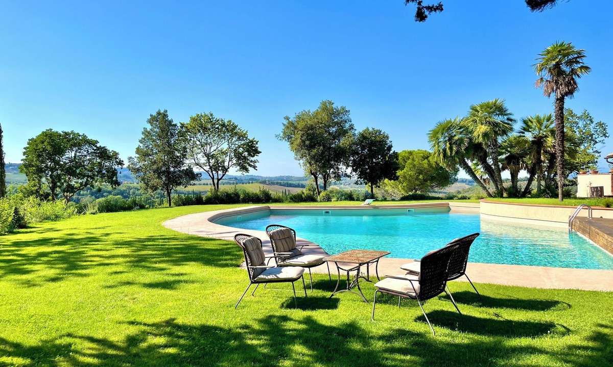 San Gimignano House | Limonaia con Piscina Privata Vista San Gimignano, Palestra e Campo da Tennis