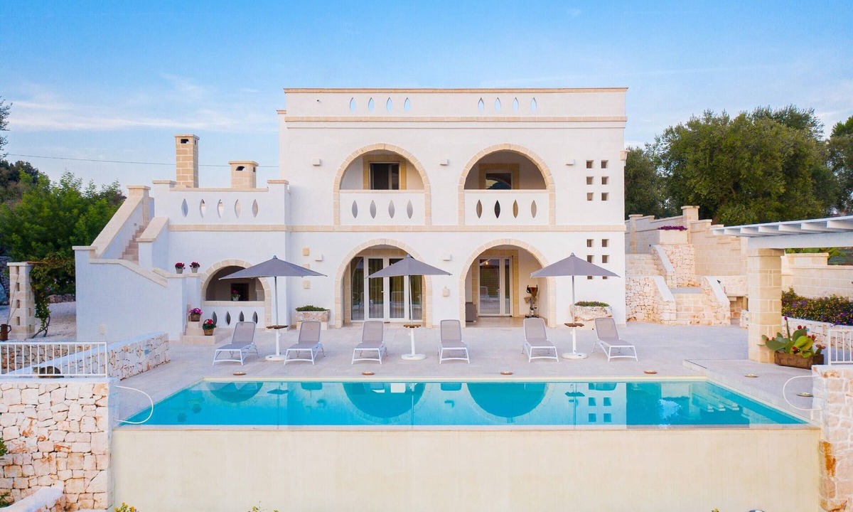 Ostuni Villa | Luxurious Villa Don Salvatore with Wi-Fi, Air Conditioning, Pool & Terrace;