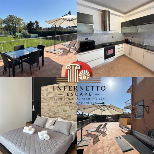 Zona XXX Castel Fusano Apartment | Roma Infernetto Escape apt 4 guest 1bedr 280mq terrace