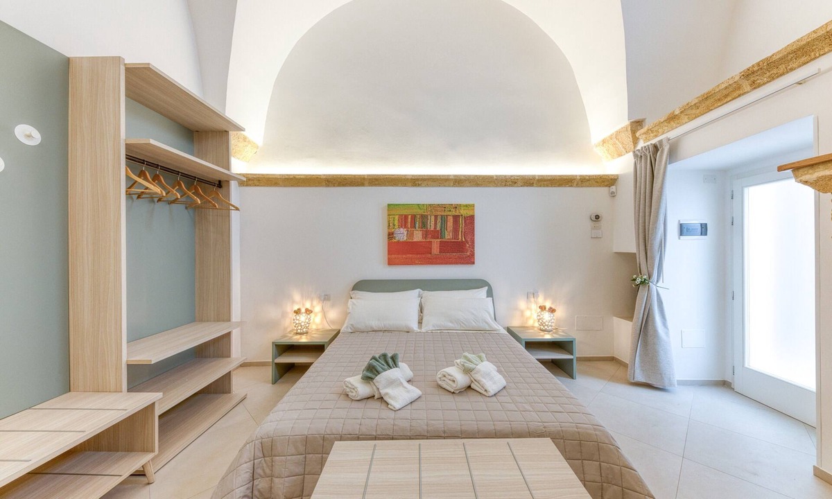 Presicce Apartment | Room 'Casa Sant'Anna 1' with Air Conditioning