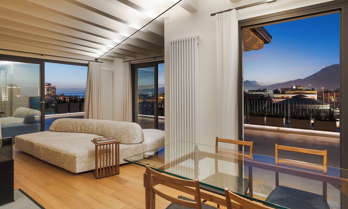 Borgo Vecchio Apartment | Skyline Penthouse - Panoramic Views Over the Heart of Palermo