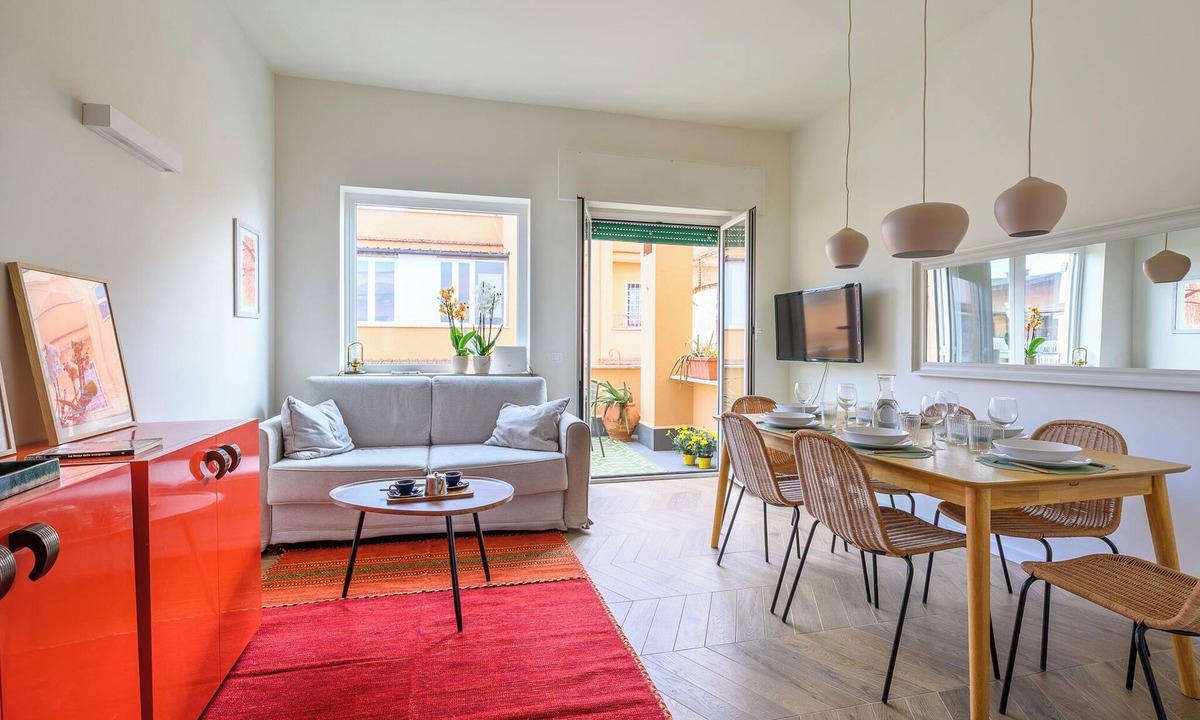 Quartiere XXVII Primavalle Apartment | Spacious bright and cozy penthouse with terrace close to metro station