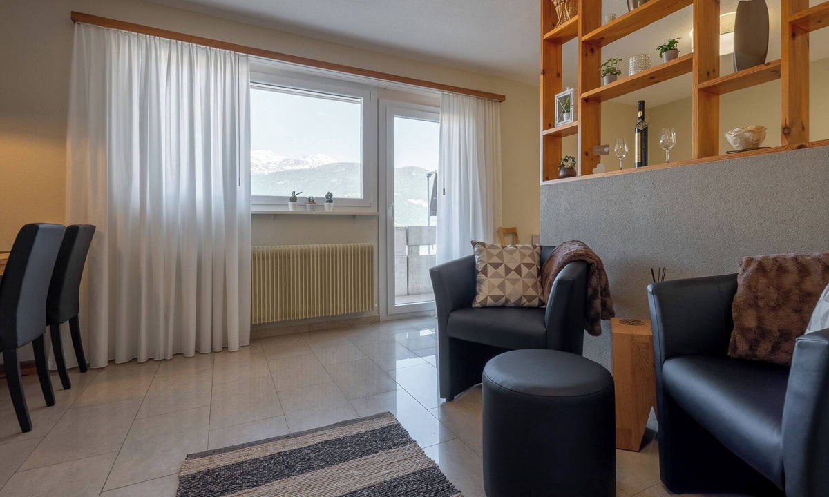 Visperterminen Apartment | Studio Arve Visperterminen - Panoramic view of the Alps