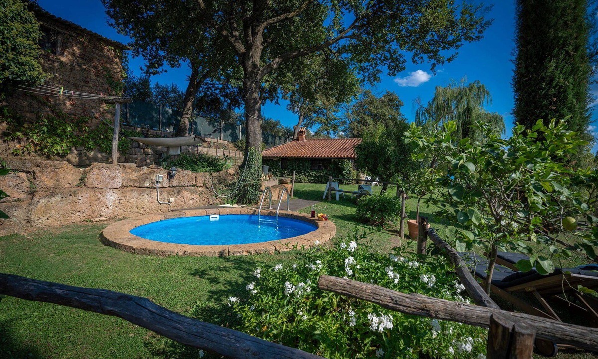 Nepi House | Stunning private villa for 4 people with WIFI, A/C, private pool, TV, patio and panoramic view