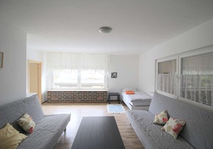E06 Workers Apartment in a quiet location in Eitorf with a terrace with a seating area in Eitorf