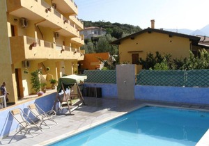 Pet-friendly apartment "Residenz Pianeta Sardegna 7" with pool, air conditioning and terrace in Fluminimaggiore