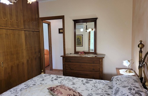 Monticiano Other | 2+1 pax. Living/dining room with fire place, an equipped kitchen corner, a double bedded room, a sh
