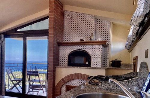 Capoliveri Apartment | A few meters from the center of Capoliveri, attic penthouse with panoramic views