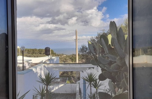 Marina di Novaglie Villa | Alba Villa with Ocean View & Two Panoramic Terraces, featuring Wi-Fi and Air Conditioning