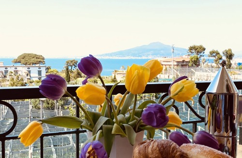 Sorrento City Centre Apartment | Amazing apt with breathtaking seaview&Vesuvius in Sorrento center near the beach