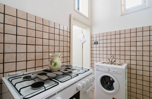 Santa Maria al Bagno Apartment | Apartment 'Azzurra Home Holidays' with Sea View, Balcony and Air Conditioning