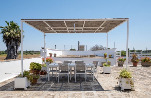 Cutrofiano Apartment | Apartment 'Casina Grassi in Salento' with Private Terrace, Wi-Fi and Air Conditioning