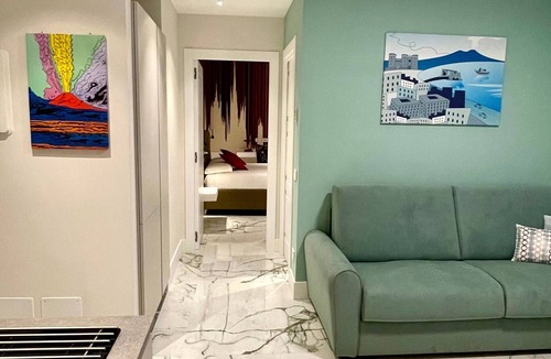 Piano di Sorrento Apartment | Apartment 'Gio Mar Green' with Mountain View, Wi-Fi and Air Conditioning