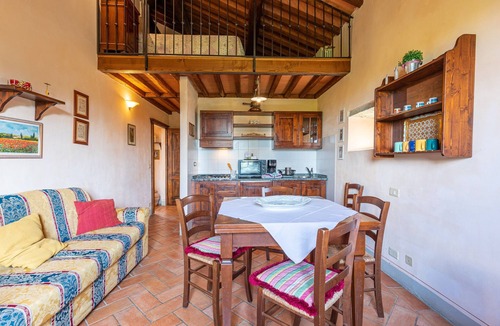 Castiglion Fiorentino Apartment | Apartment 'Granaio - Borgo Dolci Colline' with Private Pool, Wi-Fi, and Air Conditioning