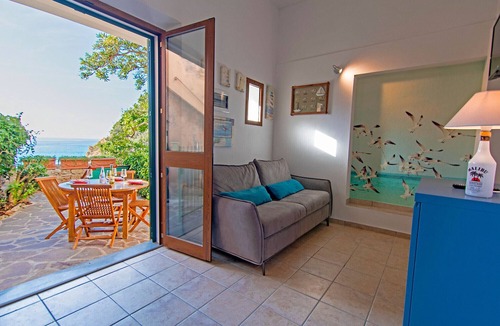 Scaglieri Apartment | Apartment Patio Elba Island with sea view