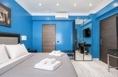 Nomentano Bed & Breakfast | AR ROOMS ROME blue room superior