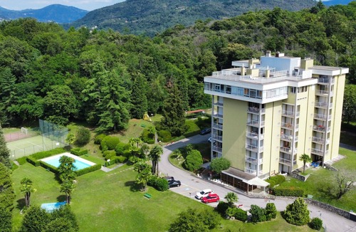Germignaga Apartment | Beautiful apartment for 4 guests with pool, WIFI, A/C, TV and terrace
