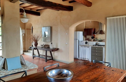 San Giovanni d'Asso Villa | Beautiful private villa with A/C, private pool, WIFI, TV, patio, panoramic view, close to Montalcino