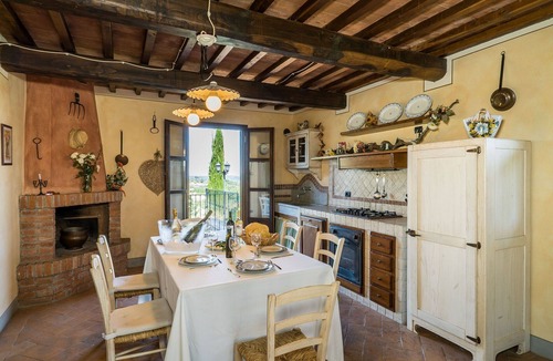 Montaione Villa | Beautiful private villa with hot tub, WIFI, private pool, A/C, TV, balcony, close to San Gimignano