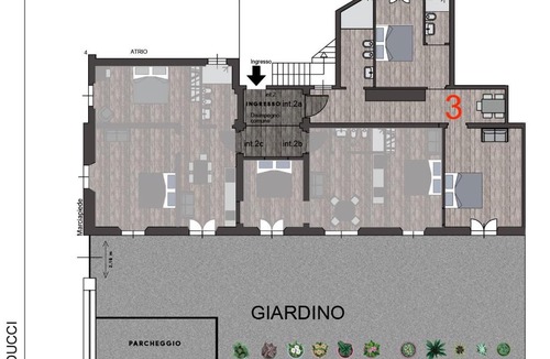 Sallustiano Apartment | C3 Top Class Apartment, 2 camere da letto, 2 bagni, giardino distante 15 minuti a piedi da Fontana di Trevi