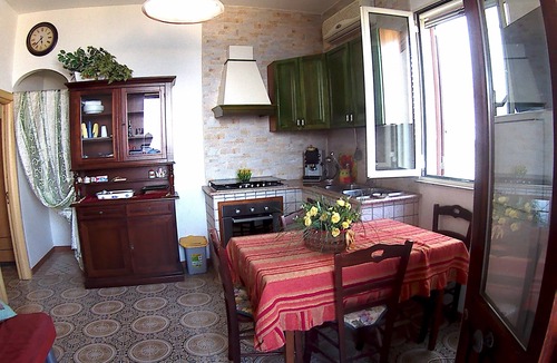 Tricase Apartment | Carrube House, in Andrano offers a terrace and sea views.