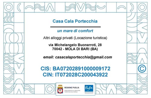 Mola di Bari Apartment | Casa Cala Portecchia