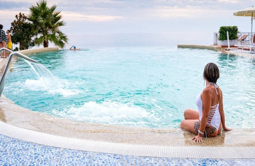 Marina Lido House | Chalet in Cilento with Sea View Pool