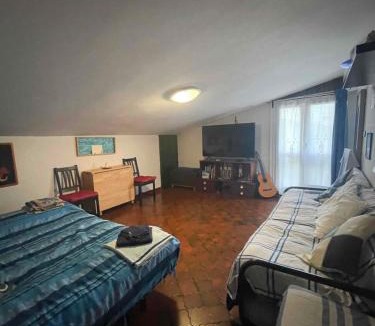 Santa Marinella Apartment | CINEMAHOUSE TerraceMare - Your GreekStyleAttic with MaxiTV!