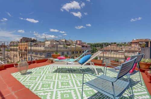 Celio Apartment | COLOSSEO ROOFTOP 36 | Exclusive Terrace, Solarium & Skyline View