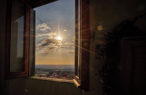 Frascati Apartment | Double Room | Terrace over Rome and Castelli Romani