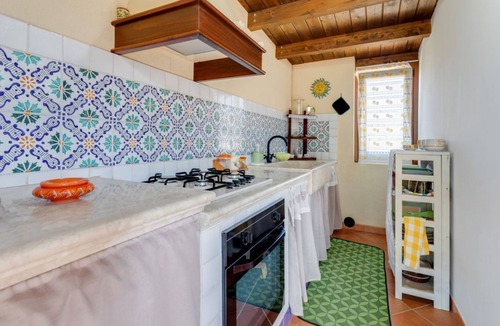 Custonaci Apartment | GuestHost - Bright and welcoming 35sqm apartment located on the first floor of an independent villa in Custonaci, a quiet countryside location a short distance from Erice and Cornino! The apartment has a large terrace with outdoor furniture and is comple