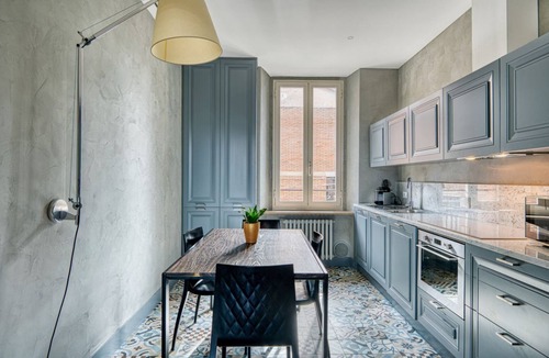 Perugia Apartment | GuestHost - Elegant design apartment of about 90 sqm, ideal for 4 people, located on the second floor of a historic building (without elevator).The property is located in the Monteluce district, a few steps from the center of Perugia, in a quiet area equ