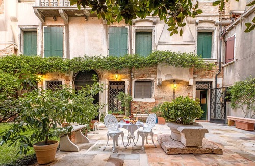 Castello Apartment | Historic Luxury Palazzo with Private Garden & Canal Access Near St Mark's Square