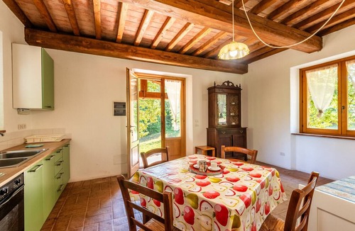 Montieri Apartment | Holiday Home 'San Michele - La Valle' with Mountain View, Shared Pool and Air Conditioning