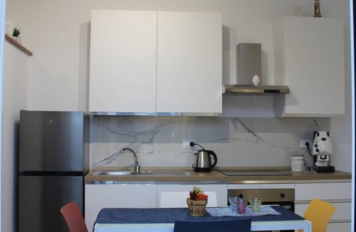 Capaci Apartment | Independent apartment with 2 terraces Kitchen-living room with Laundry-WIFI