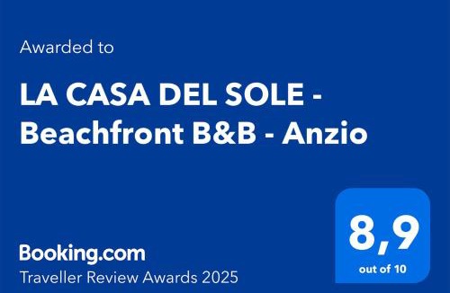 Anzio Bed & Breakfast | LA CASA DEL SOLE - Beachfront B&B - Anzio