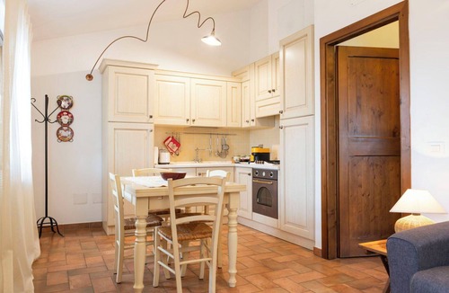 Panicale Apartment | Lovely apartment for 4 guests with WIFI, A/C, pool, TV, patio and pets allowed