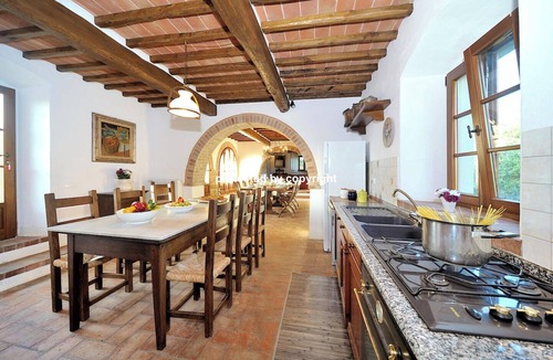 Pieve al Bagnoro Villa | Lux Stone Villa saltwater Pool near Siena