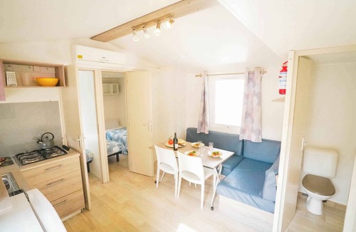Marina di Bibbona House | Mobilehome with air conditioning, terrace and pool
