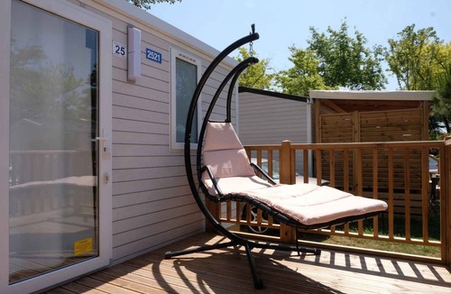 San Vincenzo House | Mobilehome with air conditioning, terrace and pool