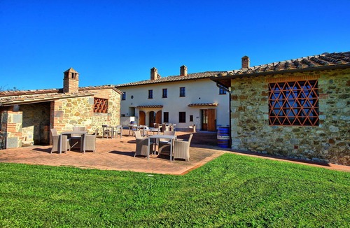 Castelnuovo Berardenga Apartment | Nice apartment for 4 people with A/C, pool, TV and panoramic view, close to Siena