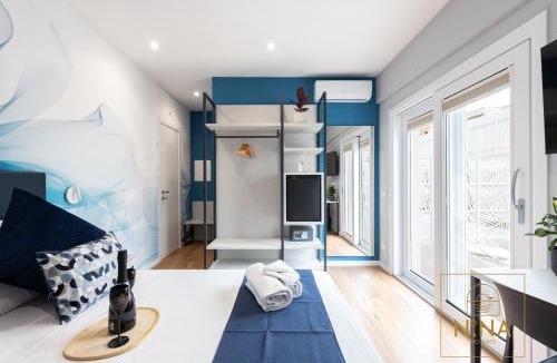 Quartiere XXXV Lido di Castel Fusano House | Nina Rooms Guesthouse - Seaview, luxury design, private patio, A-C