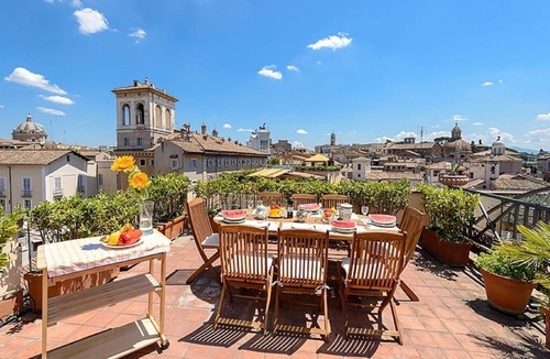 Rione XI Sant'Angelo Apartment | Old Rome upscale 4 BR 3 BA, two serviced terraces, winter garden, amazing views