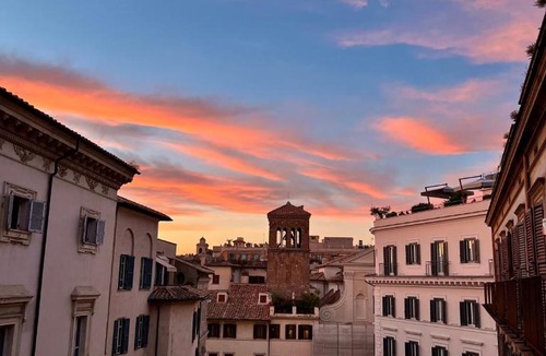 Rione VIII Sant'Eustachio Apartment | Pantheon Palazzo Nari Terrace #12