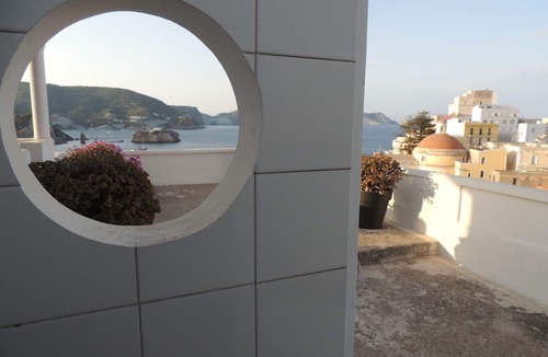 Ponza Villa | Ponza port, prestigious house, large terrace and amazing sea view