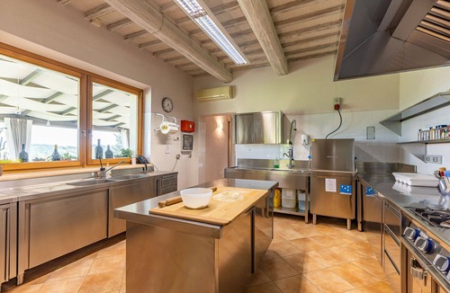 Sarteano Villa | Private Villa with A/C, sauna, WIFI, private pool, TV, panoramic view, close to Montepulciano