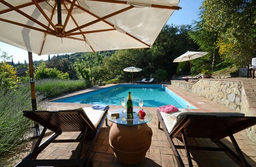 Passignano sul Trasimeno Villa | Renovated medieval-style stone wooden made villa saltwater pool family friendly